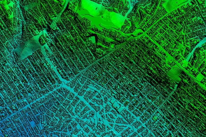 Modelo Digital de Superfície (MDS) - Base Aerofotogrametria e Projetos