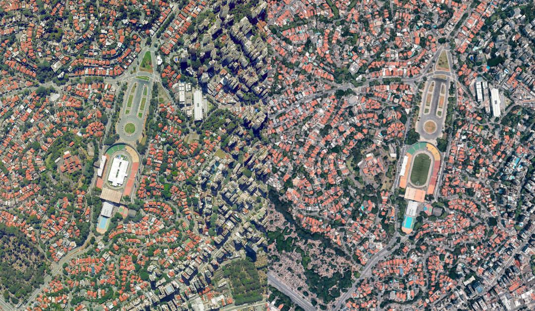 Diferenças entre imagens aéreas e imagens de satélites