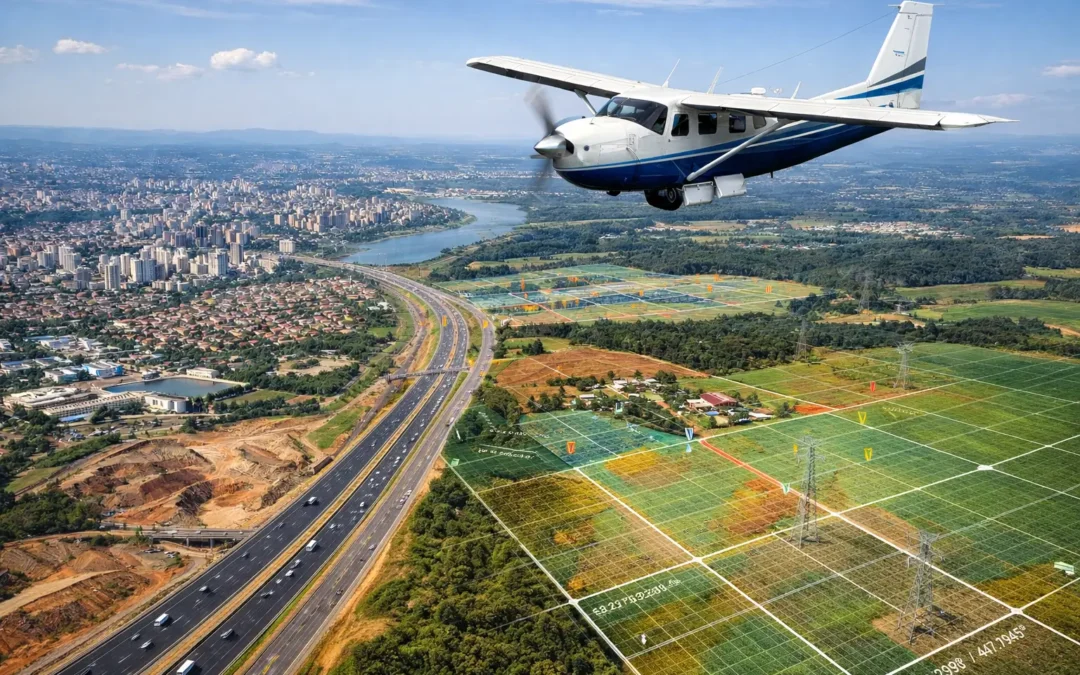 Mapeamento aéreo de grandes áreas: vantagens para projetos públicos e privados